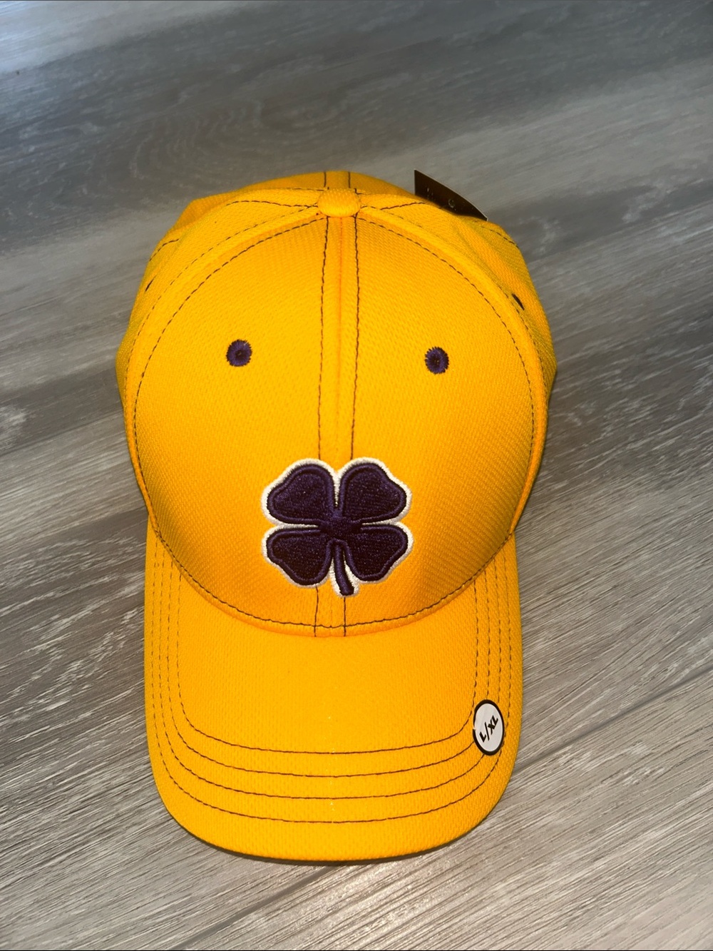 NEW Black Clover Premium Clover 114 Fitted Hat L/XL - Inca Gold